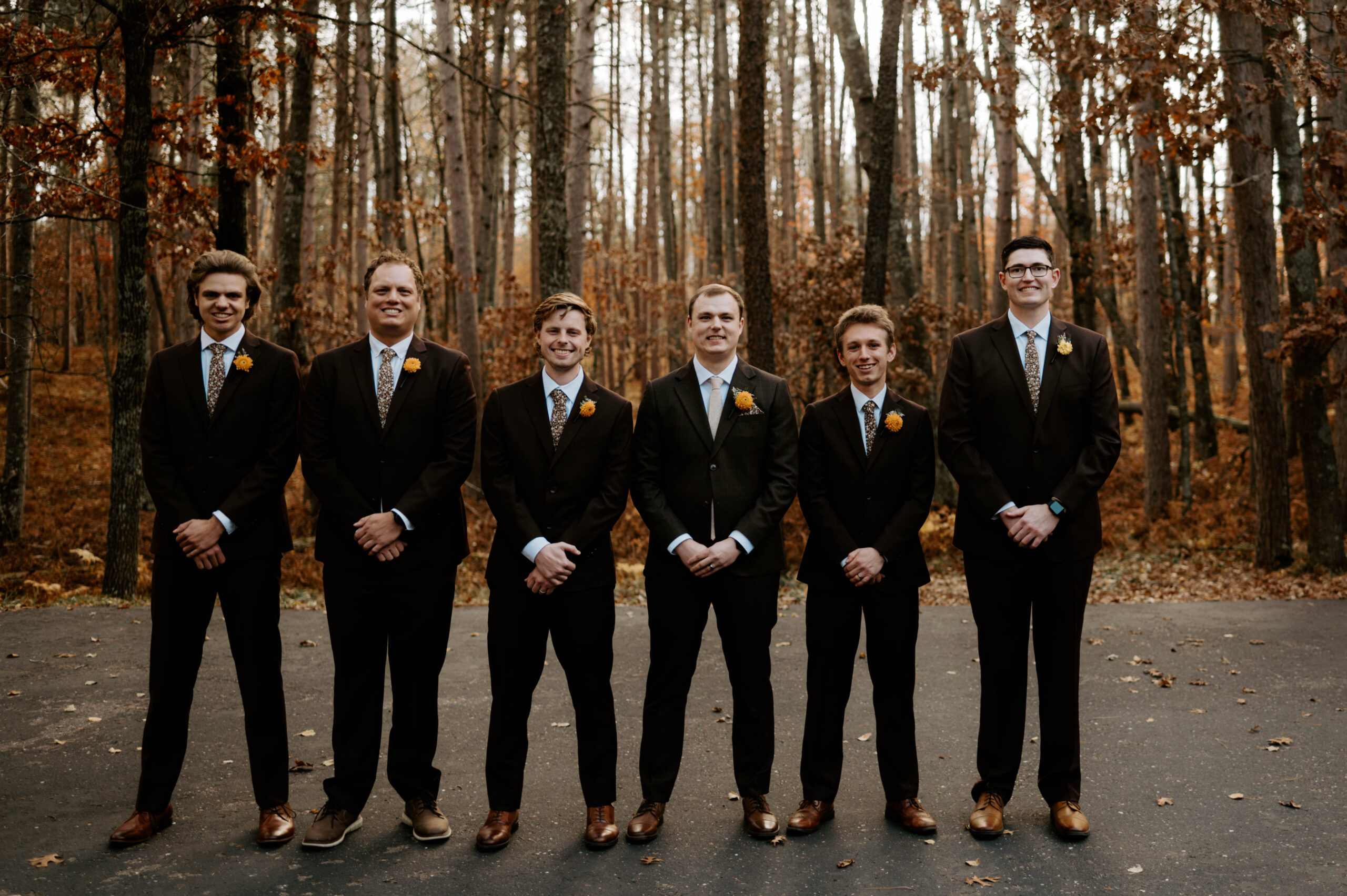Natalie Tyler Photography groomsmen portraits at Nisswa, MN destination venue; classic, luxury, vintage